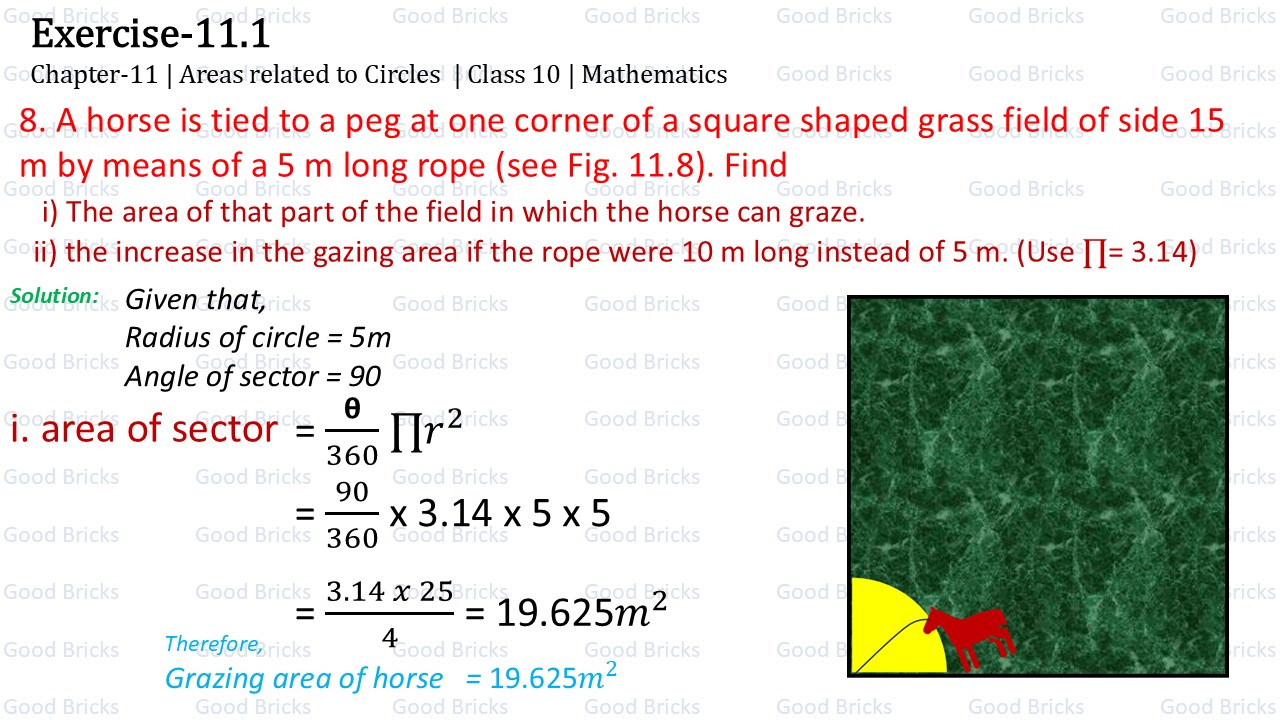 Chapter-11-Areas related to Circles-exercise11.1-8-p1