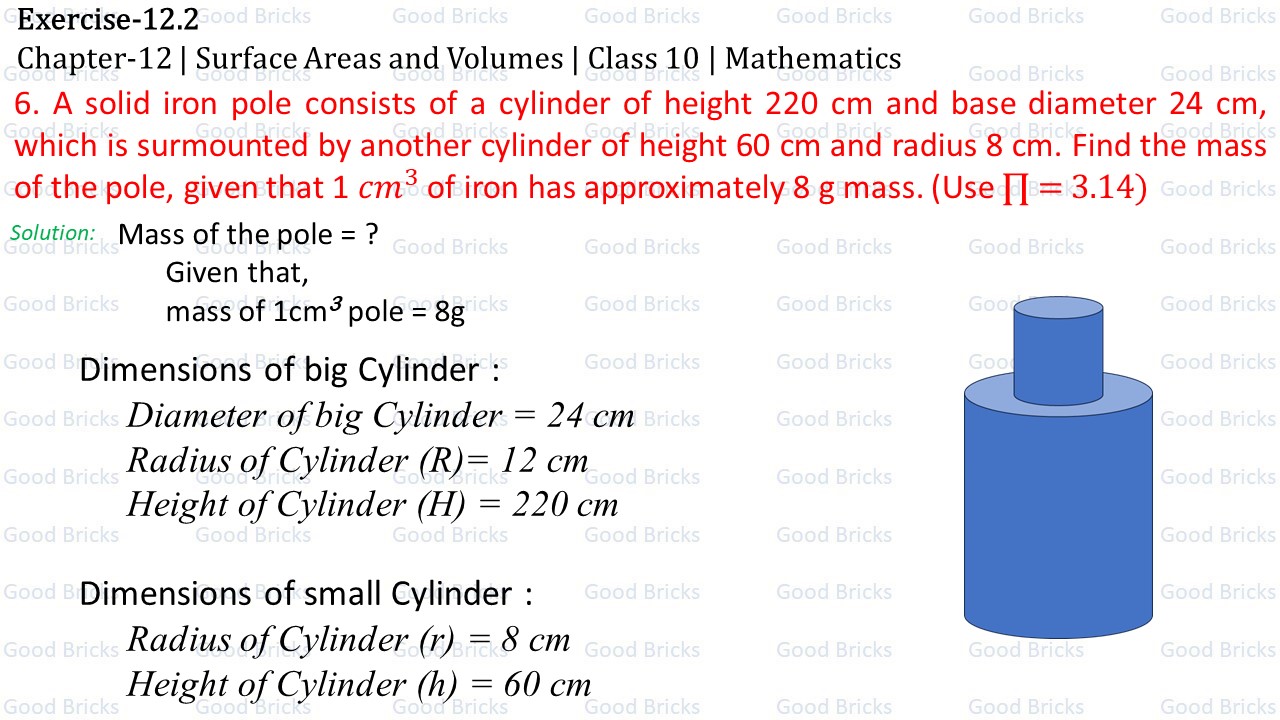 Chapter-12-Surface Areas and Volumes-exercise12.2-6-p1