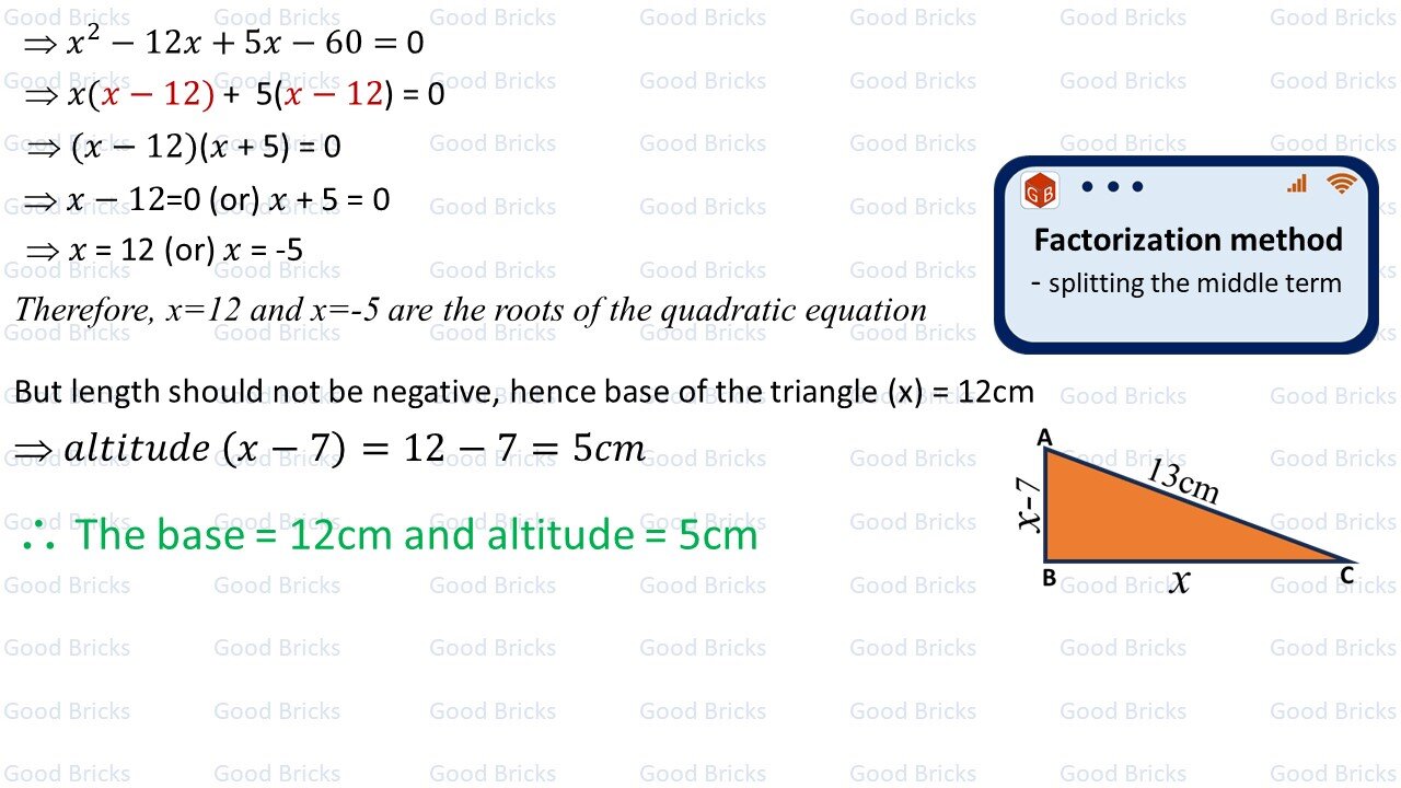 Chapter-4-Quadratic Equations-exercise4.2-5