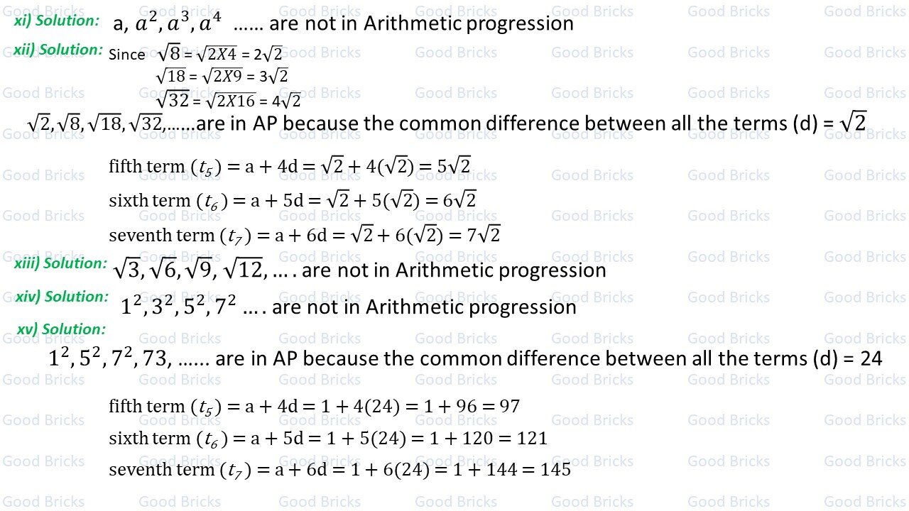 Chapter-5-Arithmatic Progression-exercise5.1-4