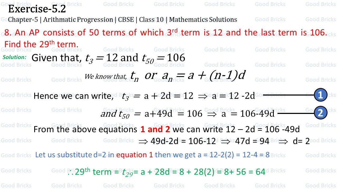 Chapter-5-Arithmatic Progression-exercise5.2-8