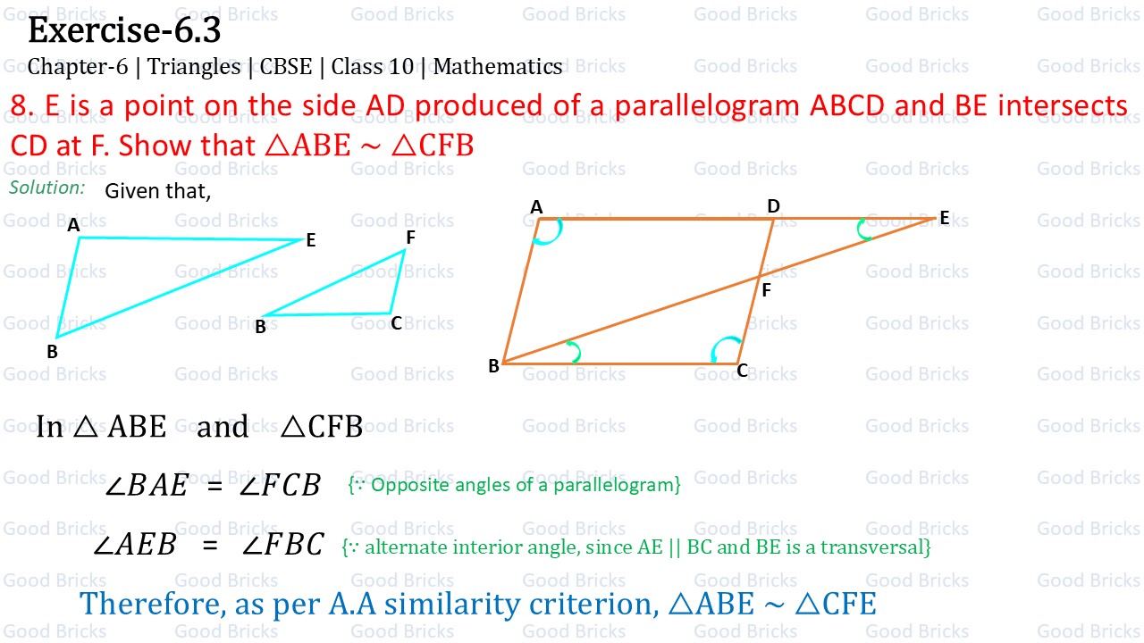 Chapter-6-Triangles-exercise6.3-8