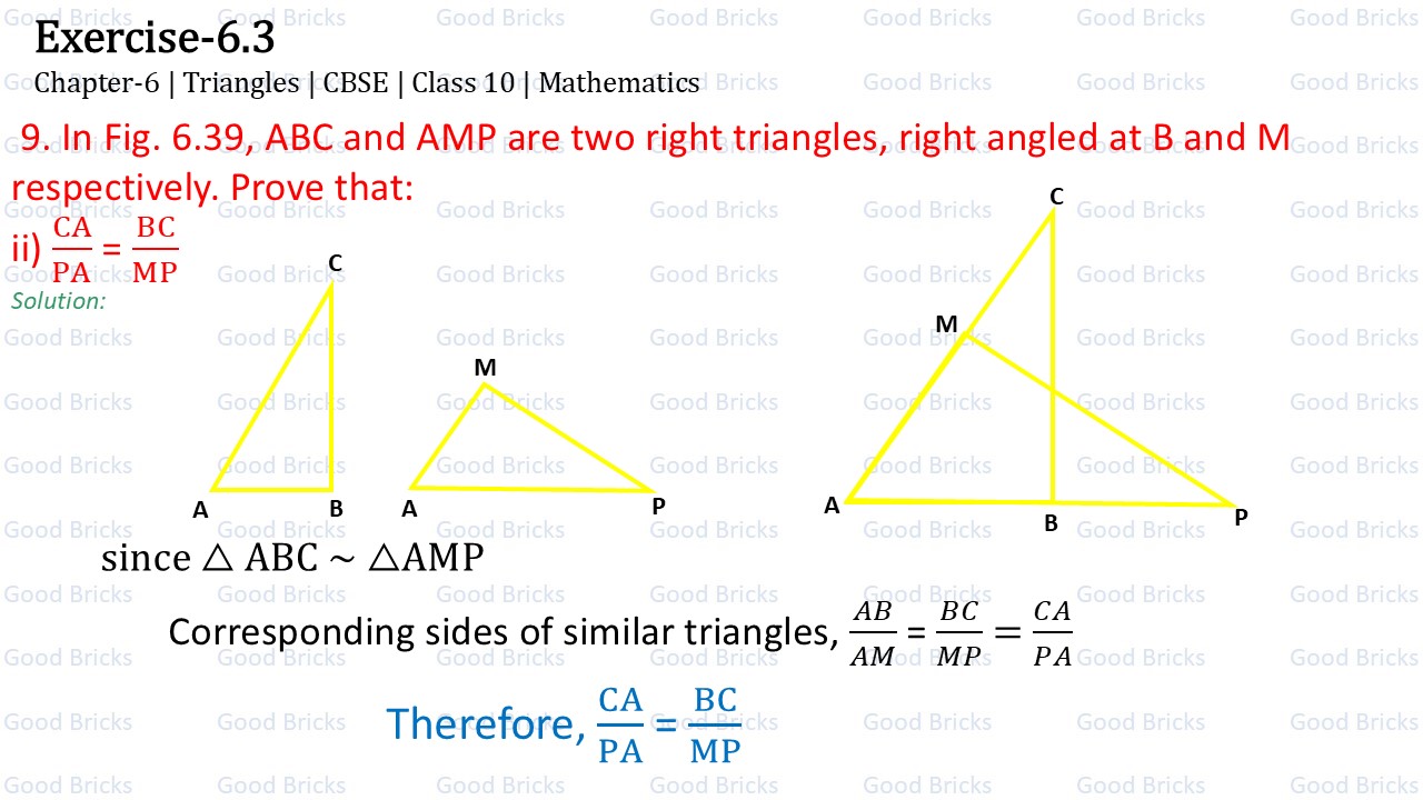 Chapter-6-Triangles-exercise6.3-9-(ii)