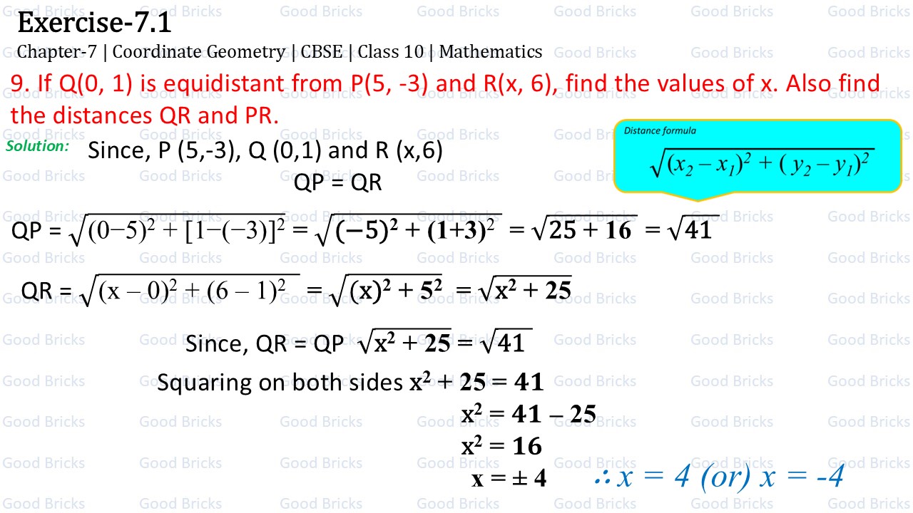 Chapter-7-Coordinate Geometry-exercise7.1-9-p1