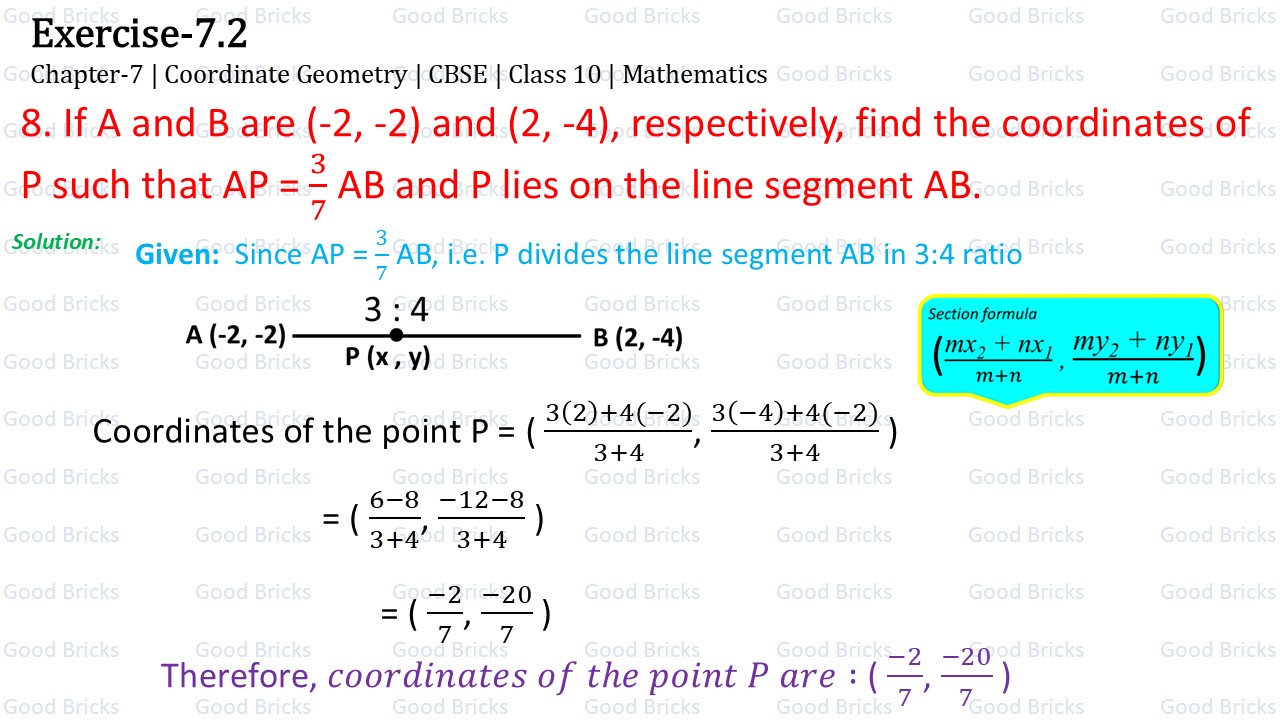 Chapter-7-Coordinate Geometry-exercise7.2-8