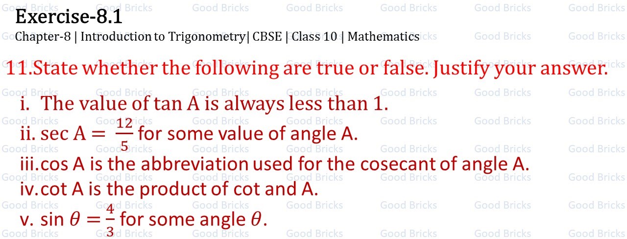 Chapter-8-Introduction to Trigonometry-exercise8.1-11-p1