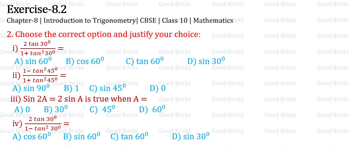 Chapter-8-Introduction to Trigonometry-exercise8.2-2-p1