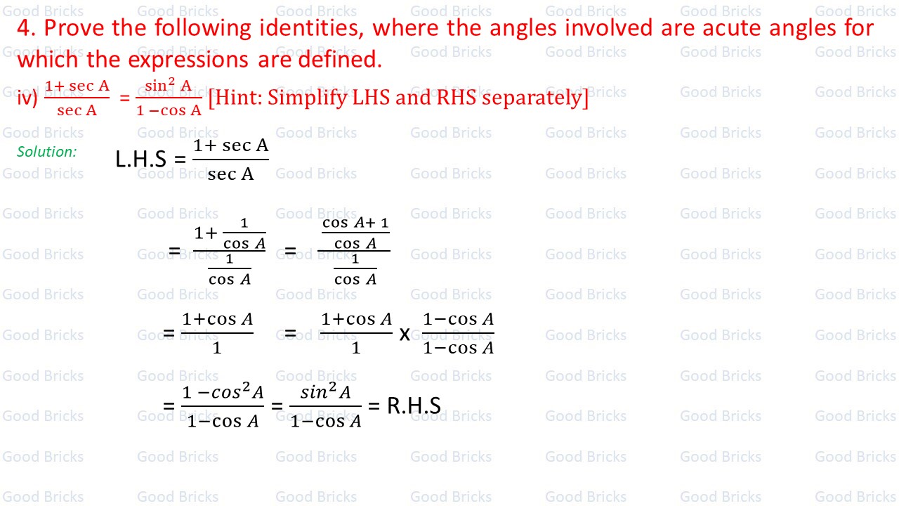 Chapter-8-Introduction to Trigonometry-exercise8.3-4-(iv)