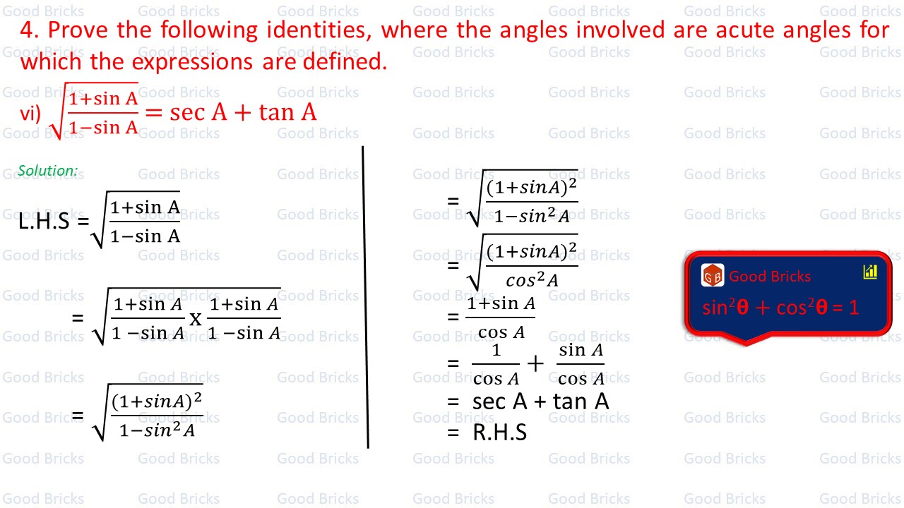 Chapter-8-Introduction to Trigonometry-exercise8.3-4-(vi)