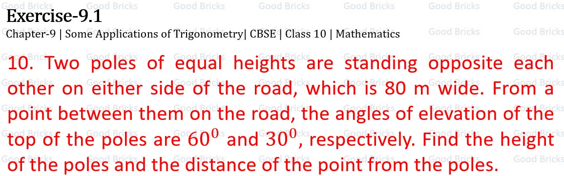 Chapter-9-Some applications of Trigonometry-exercise9.1-10-p1