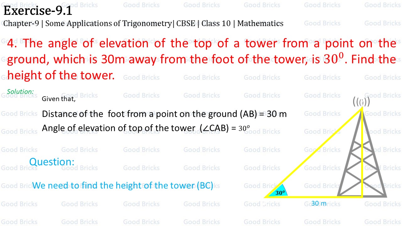 Chapter-9-Some applications of Trigonometry-exercise9.1-4-p1